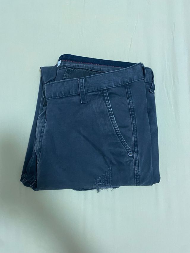 Pantaloni cargo uomo ZEBRA A PUÁ grigi taglia L