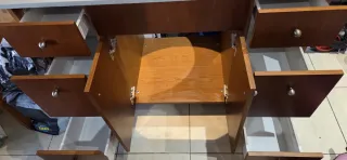 Mueble baño mármol y espejo