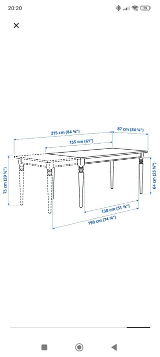 Mesa de comedor blanca de madera