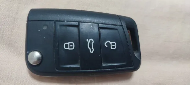 Llave Mando Coche Skoda Original