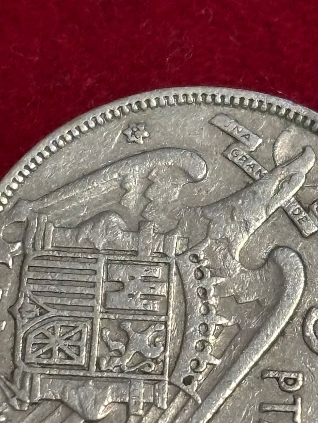 5 Pesetas 1957 Error