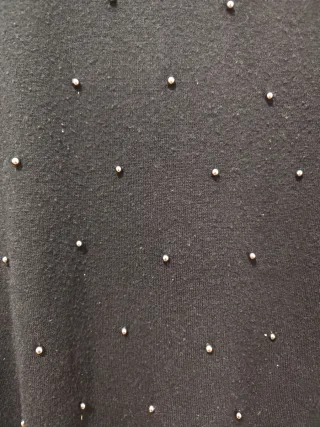 Jersey Sfera Negro Perlas Talla L