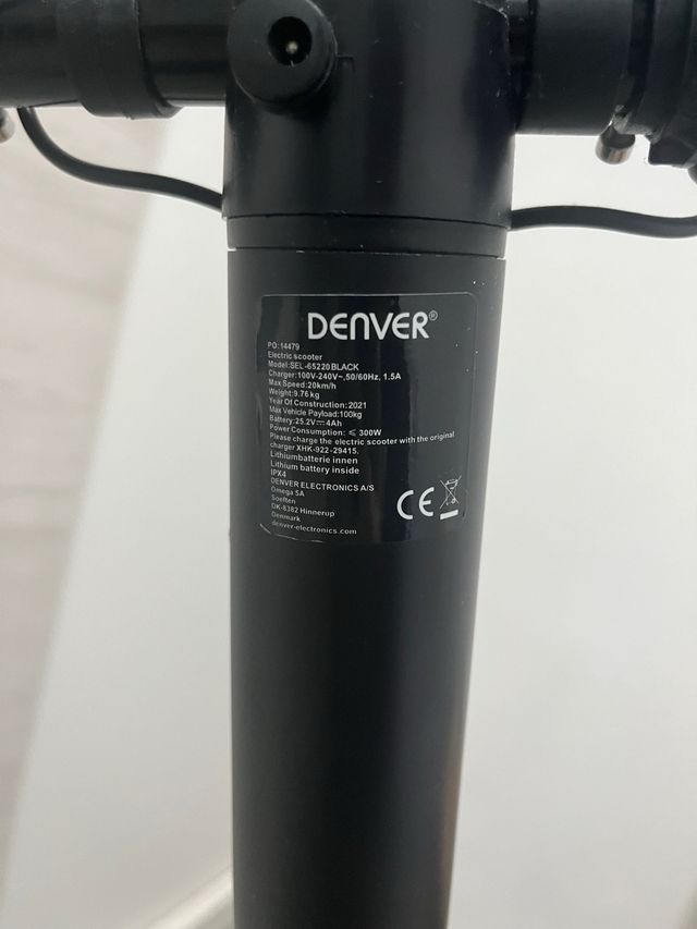 Patinete Denver Negro para niños