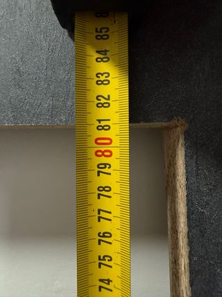 Encimera efecto pizarra madera 4cm grosor