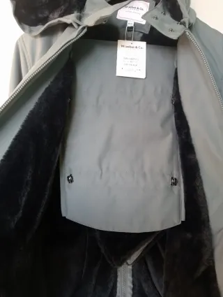 Abrigo Wombat & Co. Embarazo Portabebés Gris