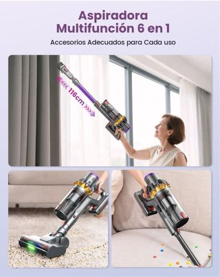 NUEVA Aspiradora sin Cable 45kPa 580W