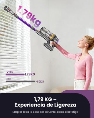 NUEVA Aspiradora sin Cable 45kPa 580W