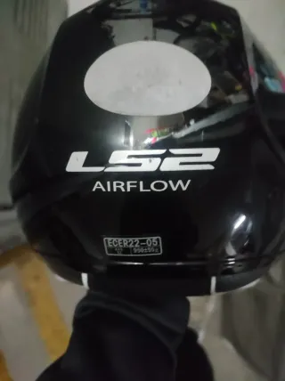 Casco Moto Jet LS2 Negro