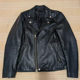 Chaqueta Cuero Japonesa Studious Tokyo Negra