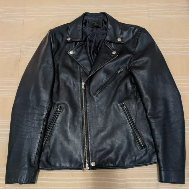 Chaqueta Cuero Japonesa Studious Tokyo Negra