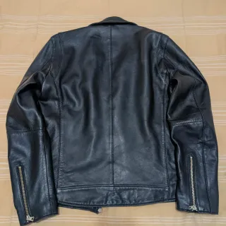 Chaqueta Cuero Japonesa Studious Tokyo Negra