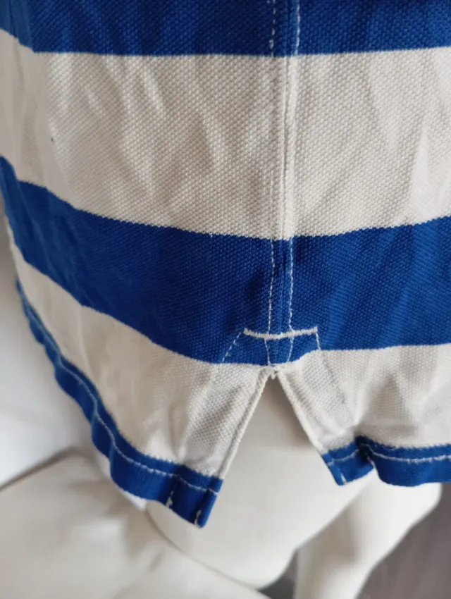 Polo de caballero Ralph Lauren Rayas Azul/Blanco