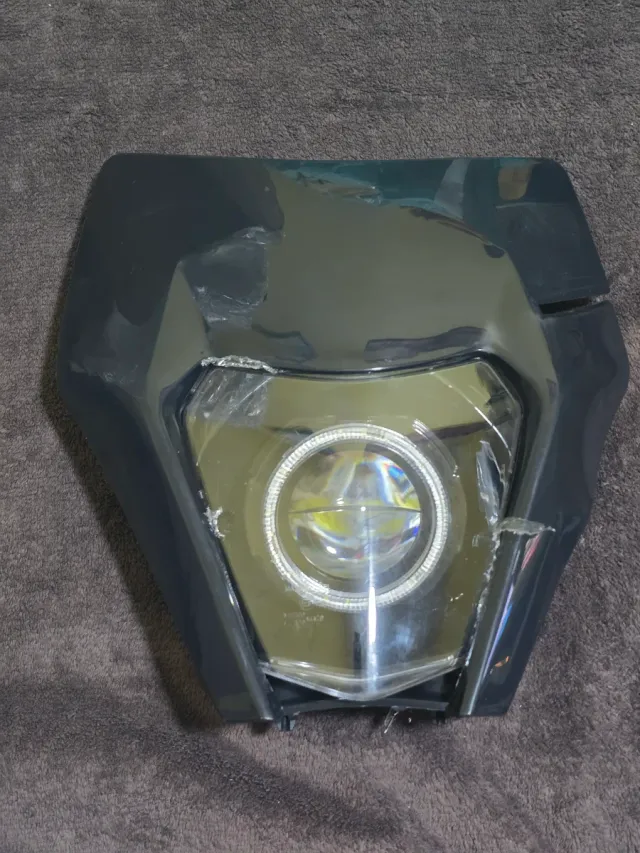 Careta LED Negra Tipo KTM