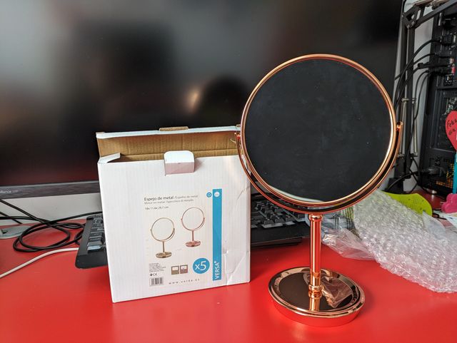 ESPEJO DE AUMENTO SOBREMESA