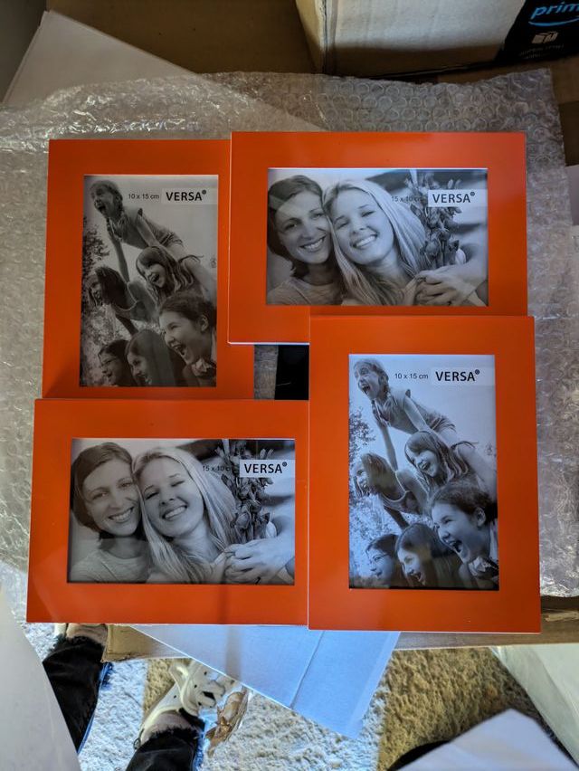 MARCO DE FOTOS NARANJA