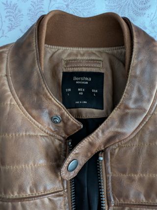 CAZADORA POLIPIEL MARRÓN