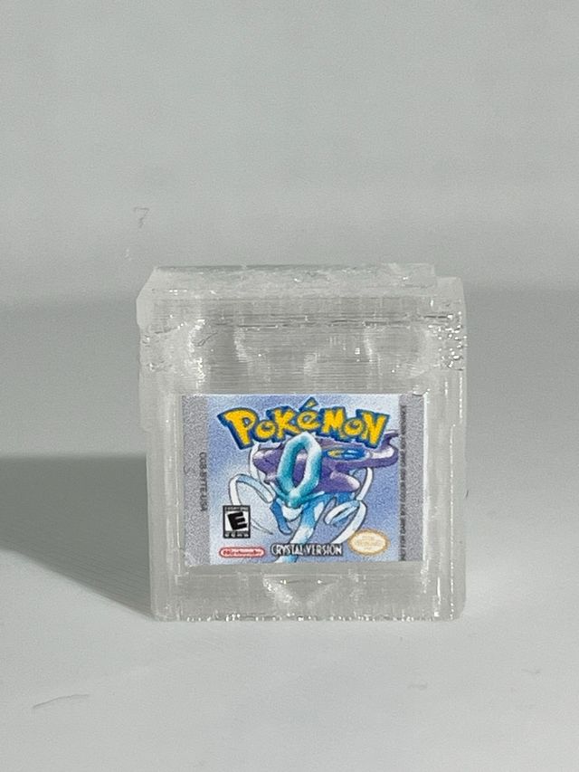 Keycap pokemon Crystal Game Boy Cartucho