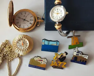 Relojes de Bolsillo y Pines
