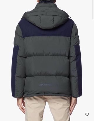 Casaco plumas Emporio Armani verde novo