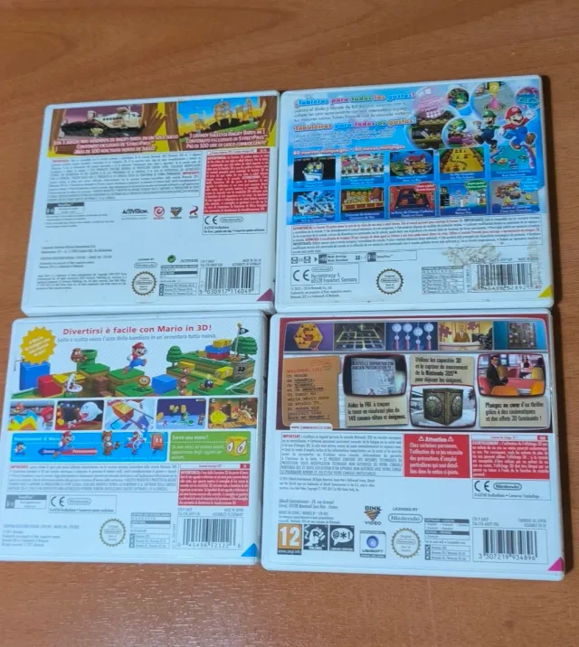 Confezione da 4 giochi Nintendo 3DS