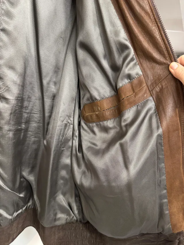 Chaqueta de cuero Remy Leather Hombre Talla XL