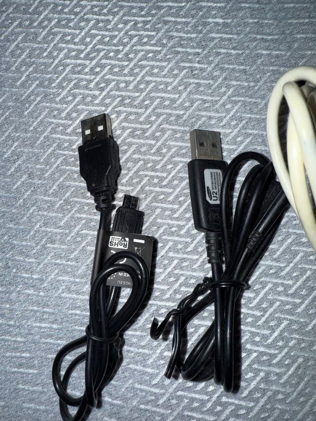 Pack Cables USB a Micro USB + Cargador