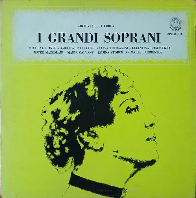 LP I Grandi Soprani - Archivi della Lirica