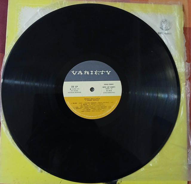 LP I Grandi Soprani - Archivi della Lirica