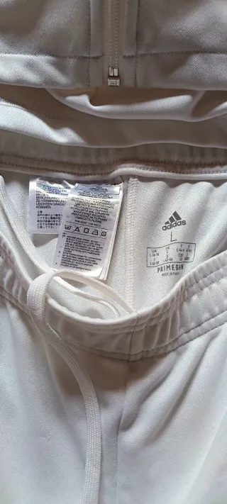 Chándal Adidas Blanco Talla L