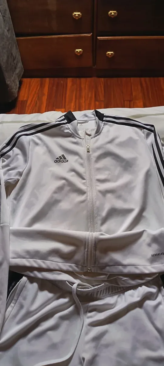 Chándal Adidas Blanco Talla L