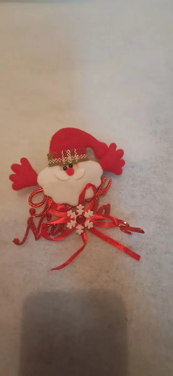 Adorno Papá Noel Feliz Navidad