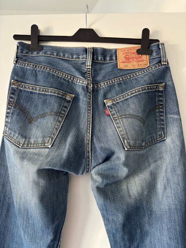 Levi's 505 Jeans W31 L34 Blu