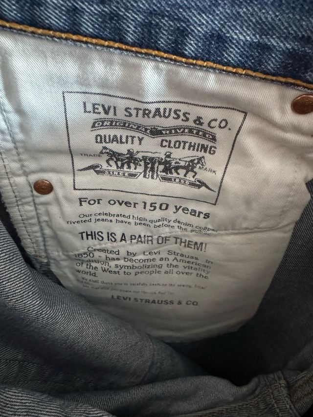Levi's 505 Jeans W31 L34 Blu