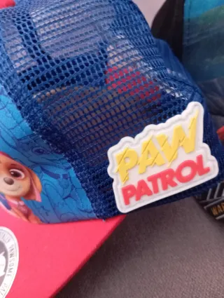 Lote 3 Gorras Niños Paw Patrol, T-Rex, Spiderman