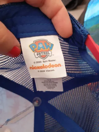 Lote 3 Gorras Niños Paw Patrol, T-Rex, Spiderman