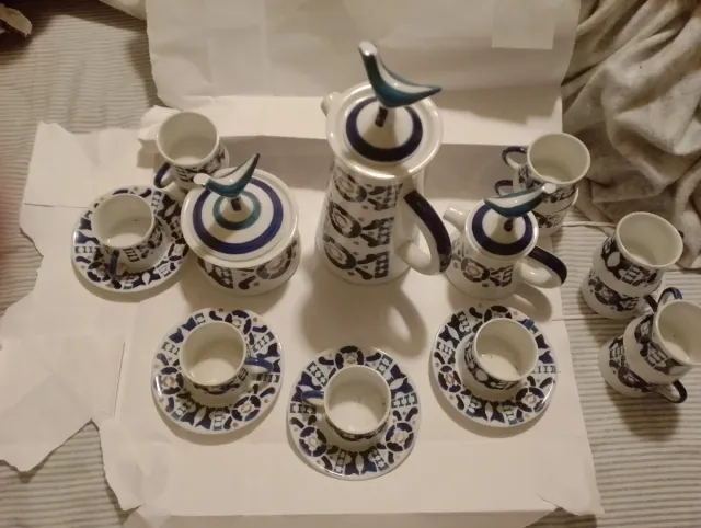 Juego de café Sargadelos 12 piezas (Modelo Burela