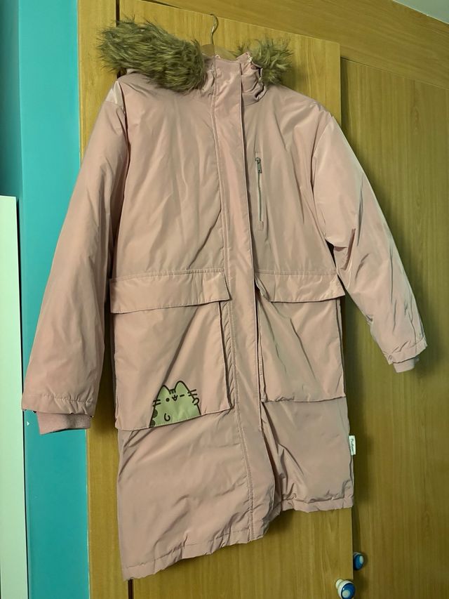 Abrigo Pusheen niña T12 Plumas Nuevo