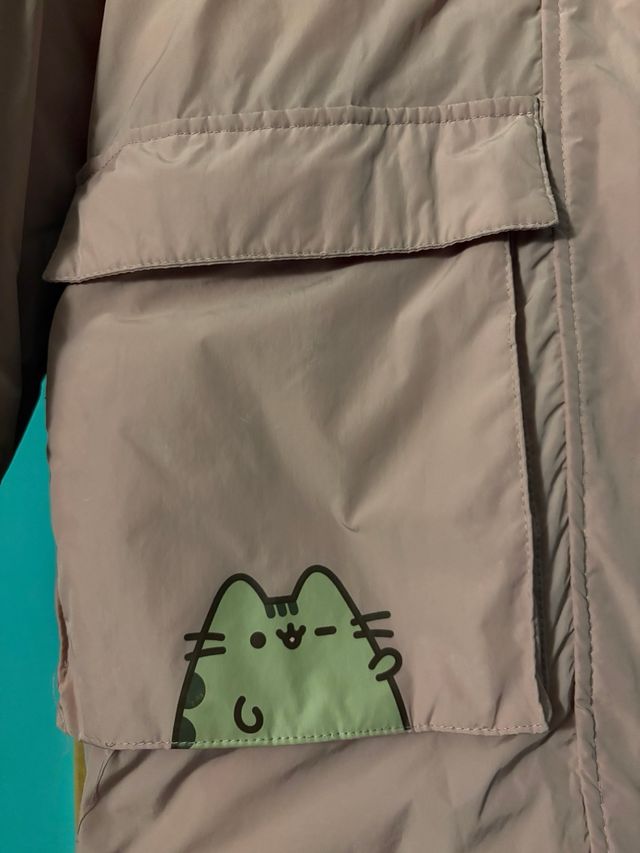 Abrigo Pusheen niña T12 Plumas Nuevo