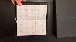 Piquadro Porta agenda in pelle vera ,nero.