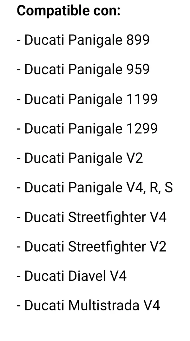 Piñón 15 dientes para Ducati