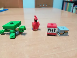 Lego Minecraft Barco Pirata y Criaturas