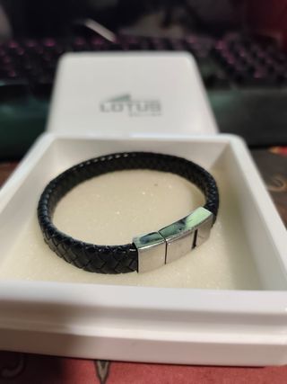 Pulsera Viceroy Hombre Cuero Cierre Acero