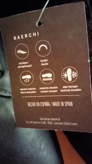 Botines Baerchi de hombre negros