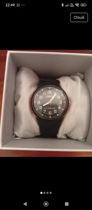 Orologio Lorus Unisex Nero