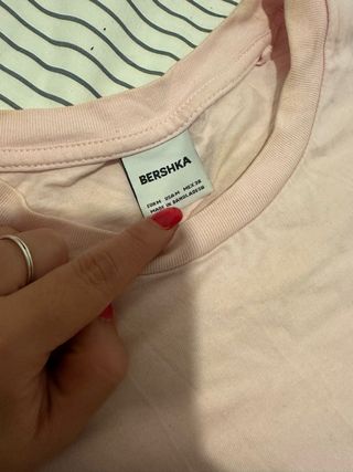 2 Camisetas Rosadas Talla M