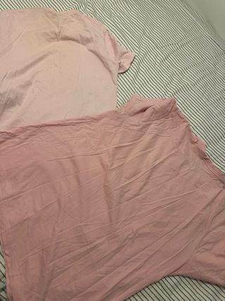2 Camisetas Rosadas Talla M