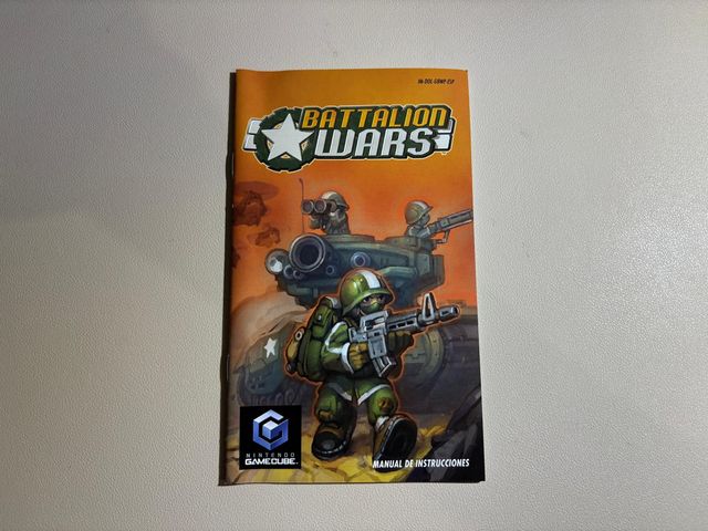 Battalion Wars GameCube PAL Manual ESP