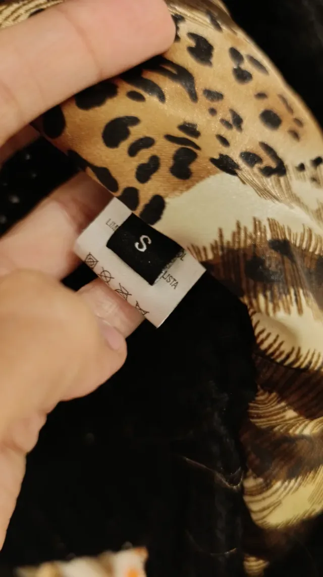 Chaleco Taha Pelo y Lana Negro Talla Única