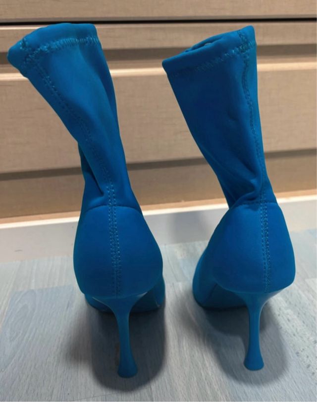 Botín azul klein talla 38