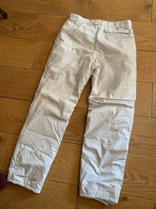 Pantaloni da sci bianchi taglia 50